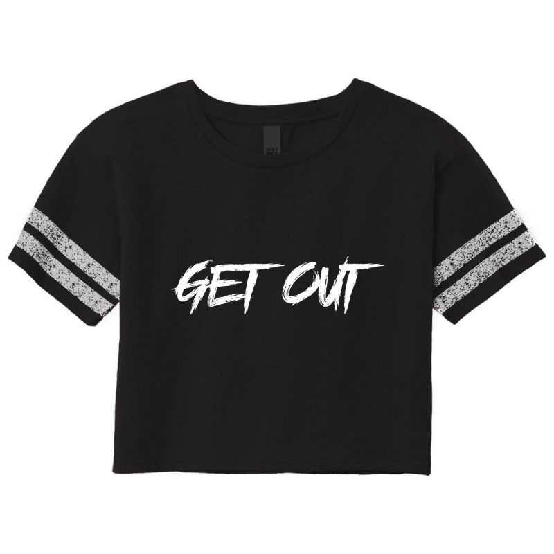 Get Out Scorecard Crop Tee | Artistshot