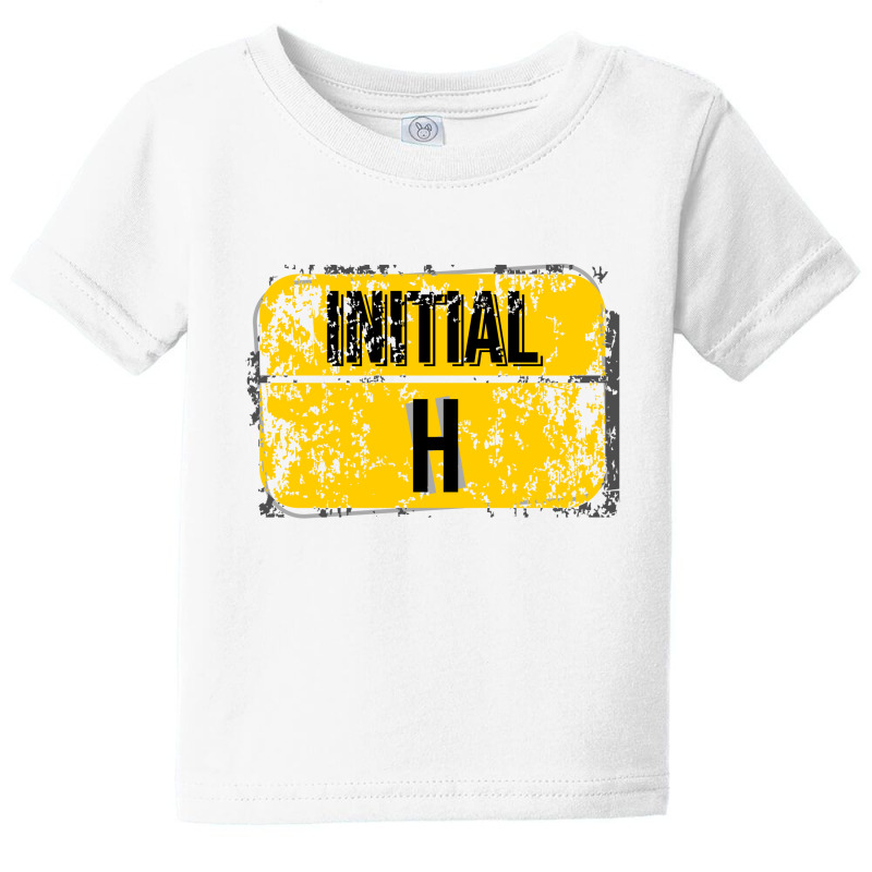 For Initials Or First Letters Of Names Starting With The Letter H Baby Tee | Artistshot