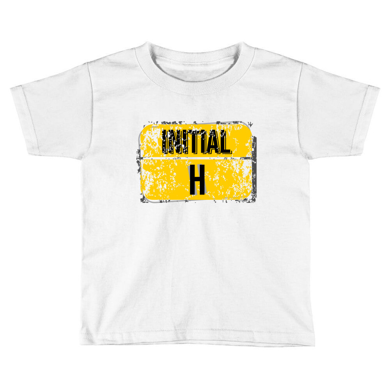 For Initials Or First Letters Of Names Starting With The Letter H Toddler T-shirt | Artistshot