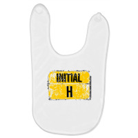 For Initials Or First Letters Of Names Starting With The Letter H Baby Bibs | Artistshot