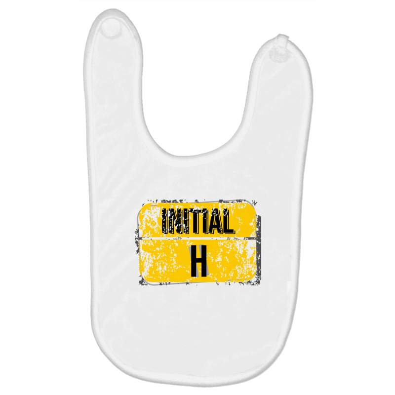 For Initials Or First Letters Of Names Starting With The Letter H Baby Bibs | Artistshot