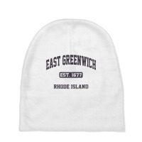 East Greenwich Rhode Island Ri Vintage State Athletic Style Sweatshirt Baby Beanies | Artistshot