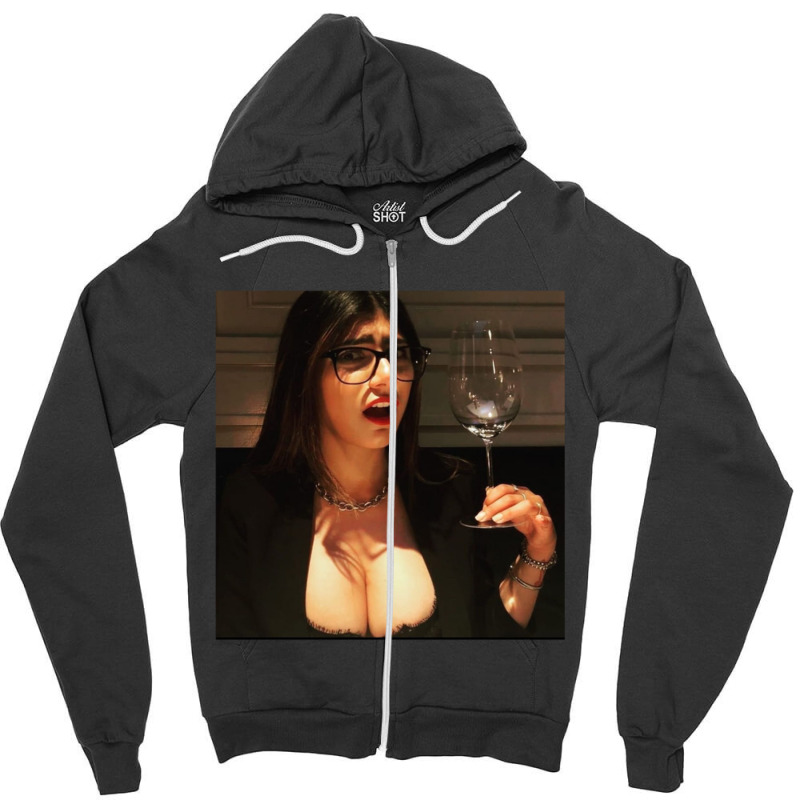 Mia Love Zipper Hoodie by cm-arts | Artistshot