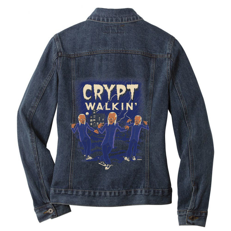 Tales From The Cryptt Tales From The Crypt Ladies Denim Jacket | Artistshot