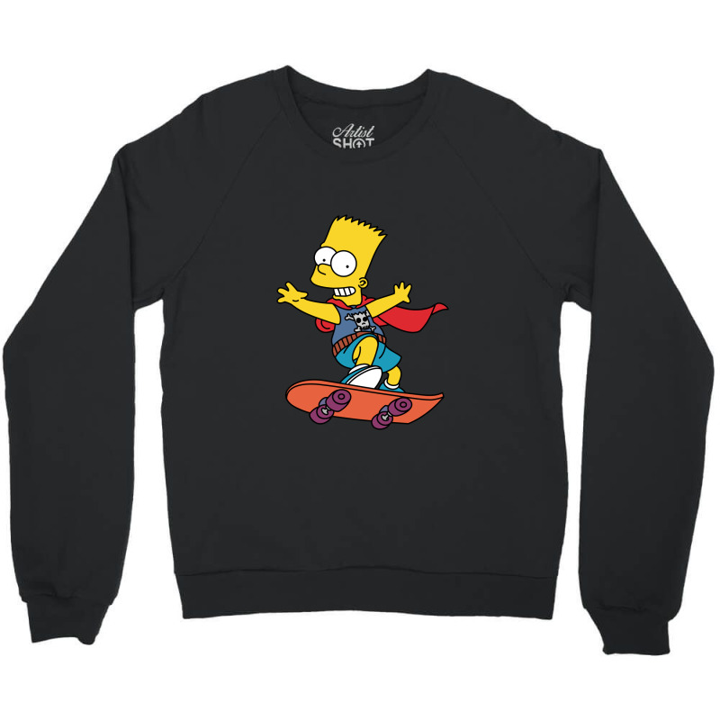 The Simpson Brat Crewneck Sweatshirt by cm-arts | Artistshot