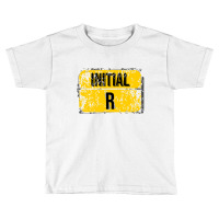 For Initials Or First Letters Of Names Starting With The Letter R Toddler T-shirt | Artistshot