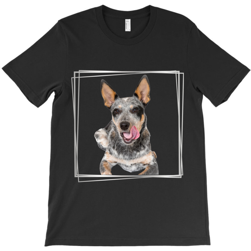 My Blue Heeler Australian Cattle Dog Silver T-Shirt by cm-arts | Artistshot