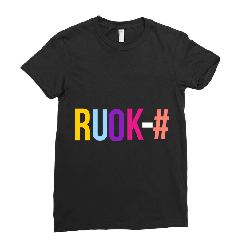 Ru Ok Ladies Fitted T-Shirt by MATTHEWFLORIO | Artistshot