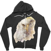 American Bald Eagle Bird Of Prey Zipper Hoodie | Artistshot