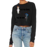 Fuck You Ezekiel Fuck You Tony Cropped Sweater | Artistshot