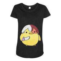 Duck With A Sword                (5) Maternity Scoop Neck T-shirt | Artistshot