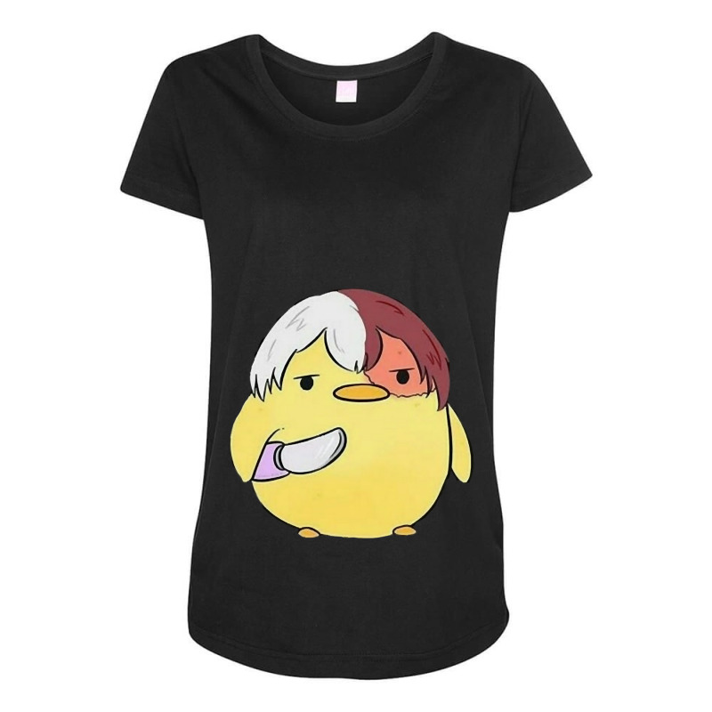 Duck With A Sword                (5) Maternity Scoop Neck T-shirt by cm-arts | Artistshot