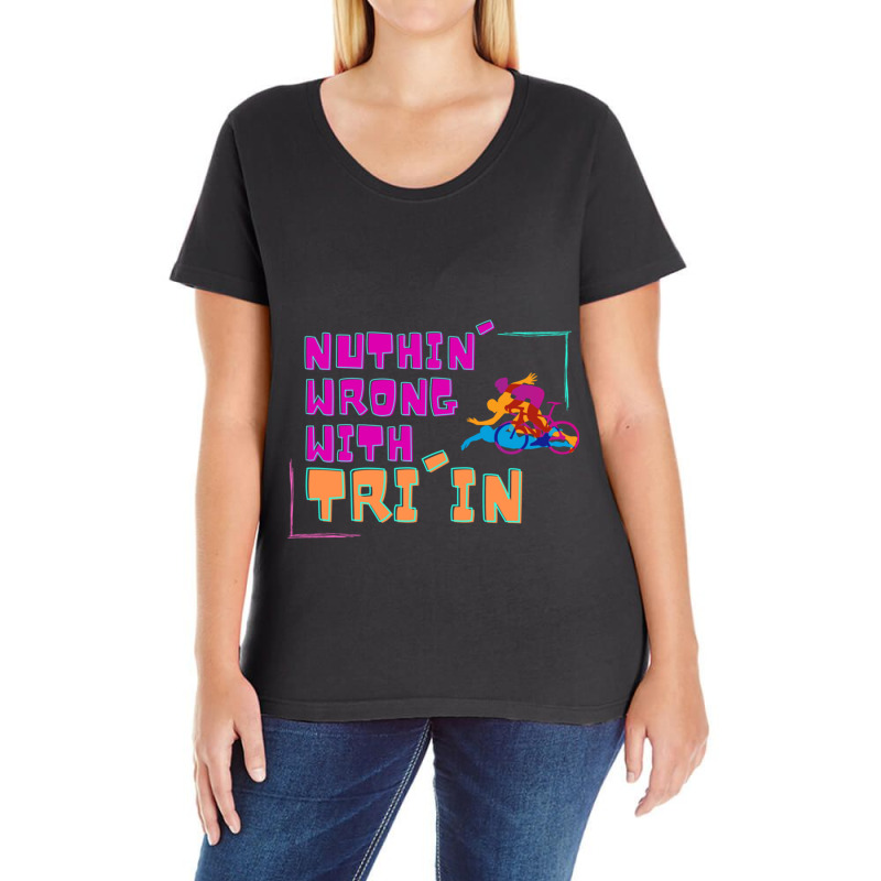 Nuthin Wrong With Triin Ladies Curvy T-Shirt by cm-arts | Artistshot