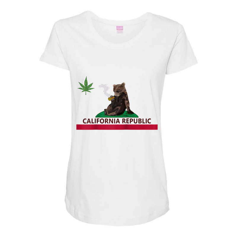 California Republic Remix Raglan Baseball Tee Maternity Scoop Neck T-shirt by cm-arts | Artistshot