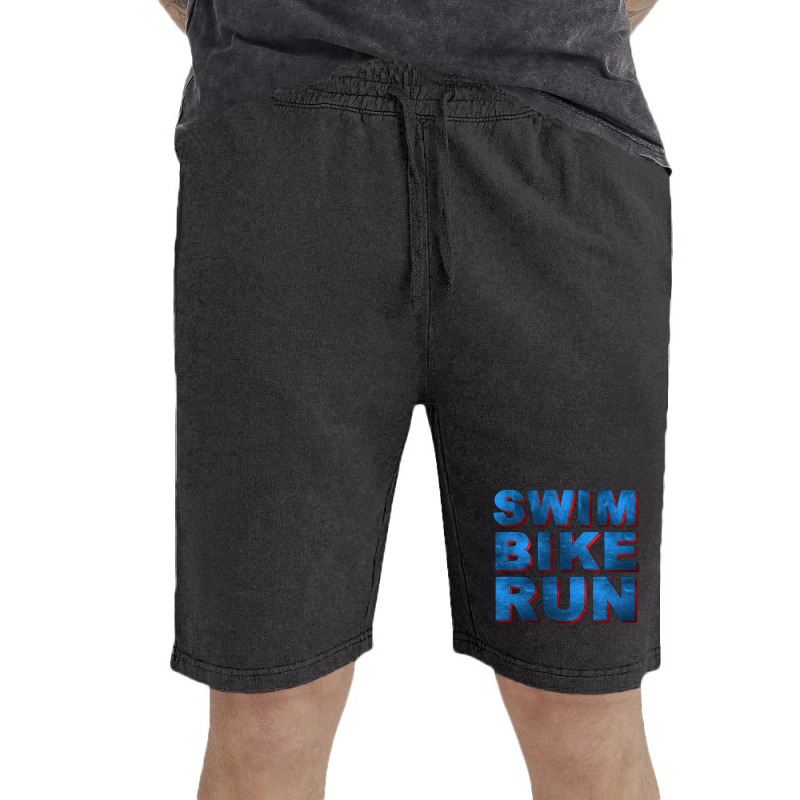 Swim Bike Run Vintage Short by cm-arts | Artistshot