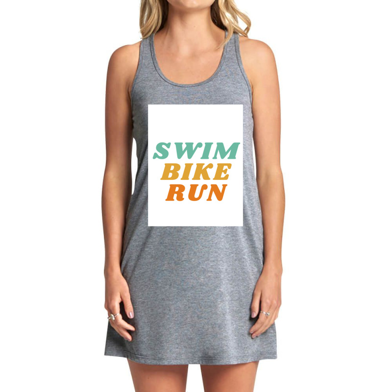 Swim Bike Run Tank Dress by cm-arts | Artistshot