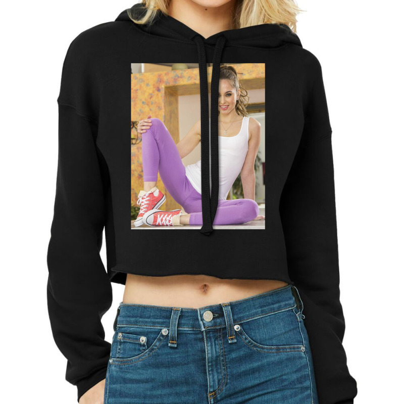 Beauty Riley Longpants Purples Cropped Hoodie by cm-arts | Artistshot