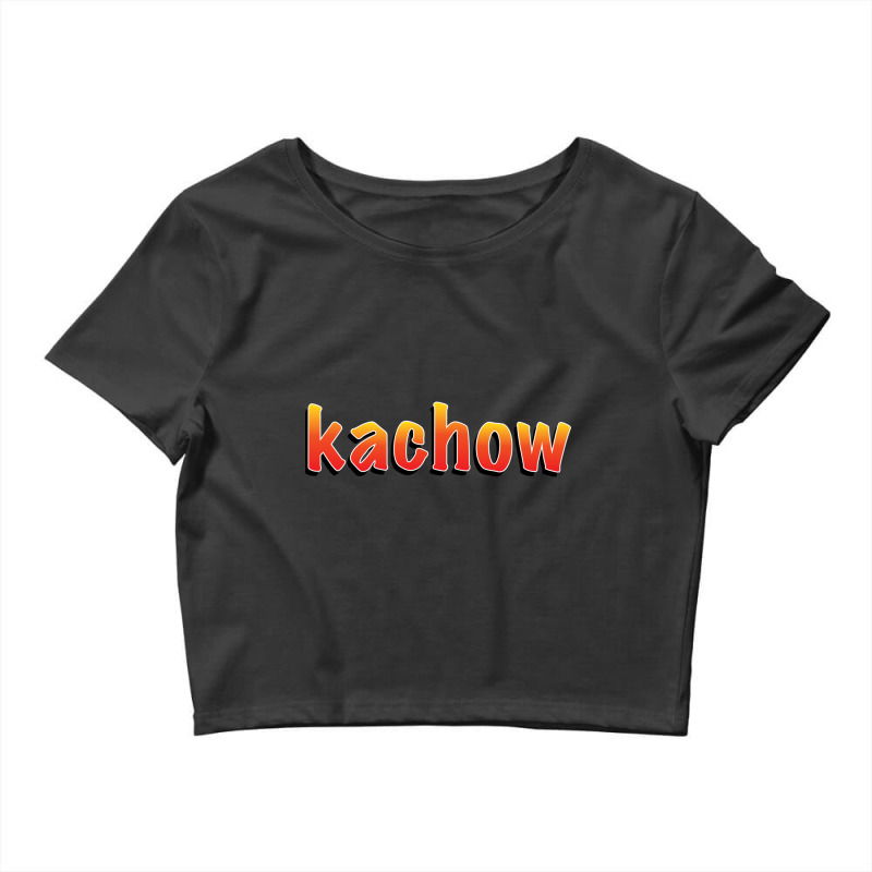 Kachow - Lightening Mcqueen Crop Top by cm-arts | Artistshot