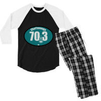 70.3 Chatanooga Men's 3/4 Sleeve Pajama Set | Artistshot