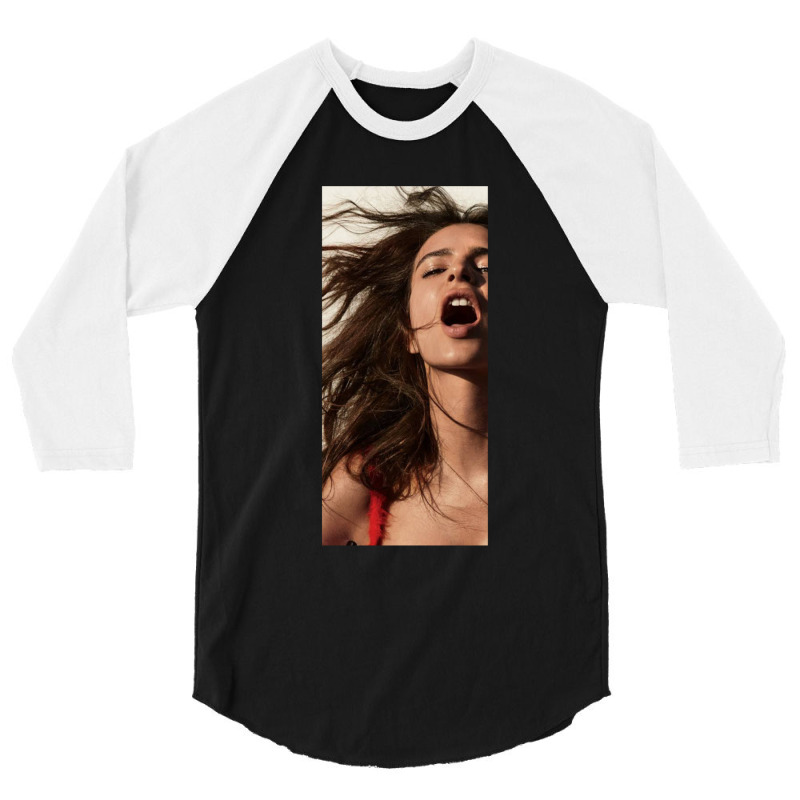 Emily Ratajkowski Premium 3/4 Sleeve Shirt by cm-arts | Artistshot