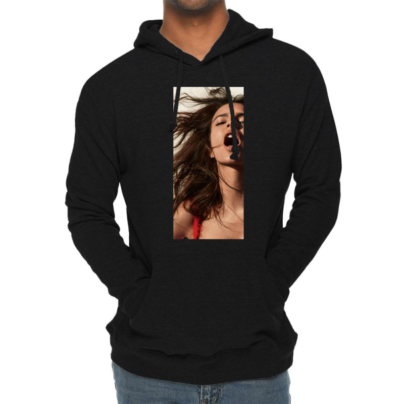 Emily Ratajkowski Premium Lightweight Hoodie by cm-arts | Artistshot