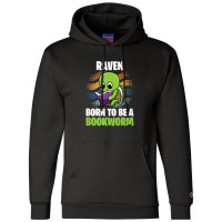 Raven - Born To Be A Bookworm - Personalized Champion Hoodie | Artistshot