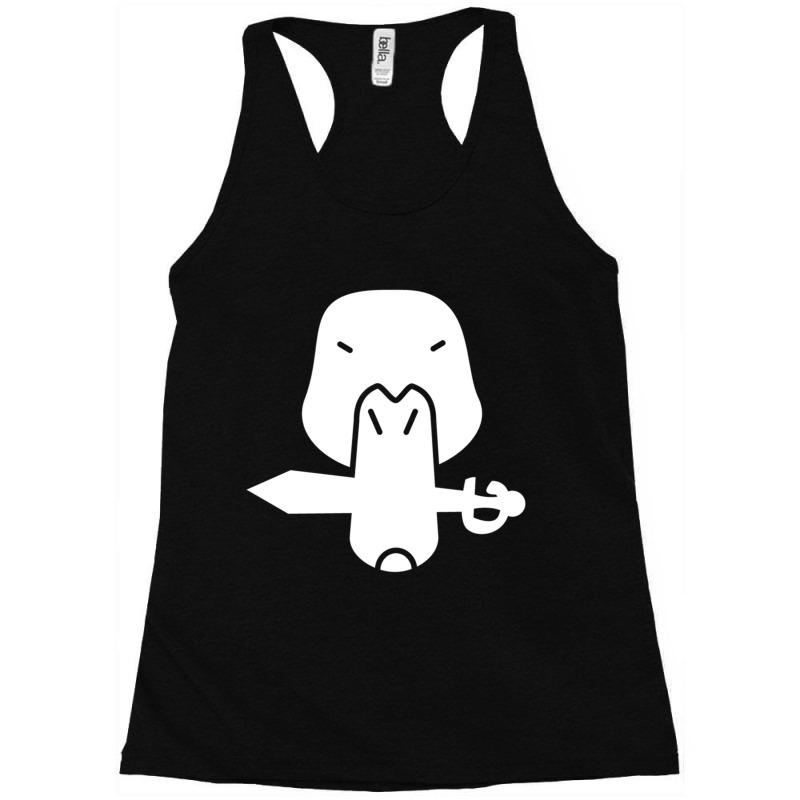 Duck With A Sword  (8) Racerback Tank by cm-arts | Artistshot