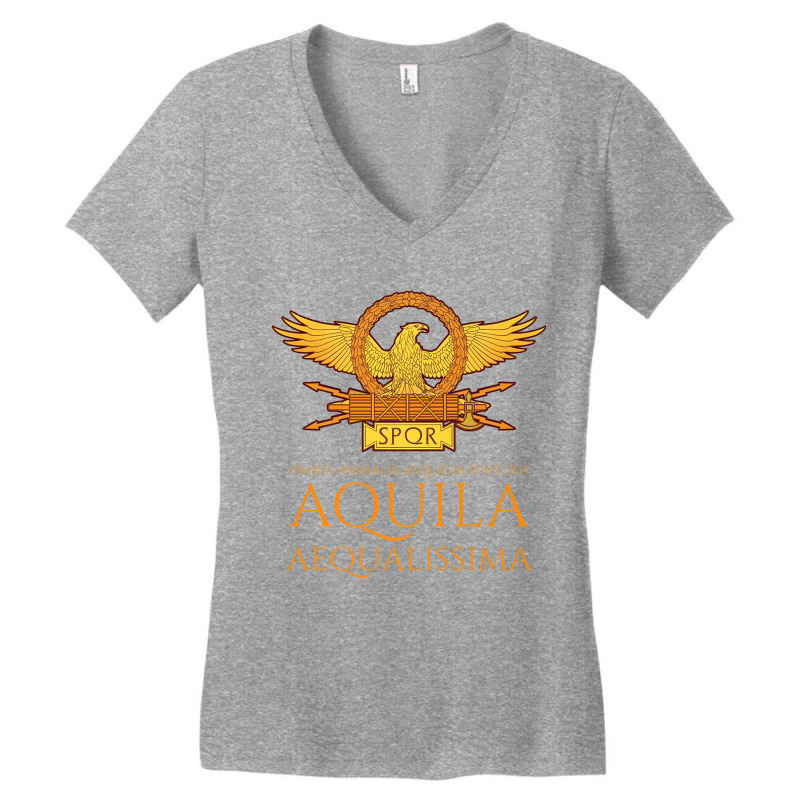 Ancient Rome   Latin Language   The Eagle Is The Most Equal Premium T Women's V-Neck T-Shirt by cm-arts | Artistshot