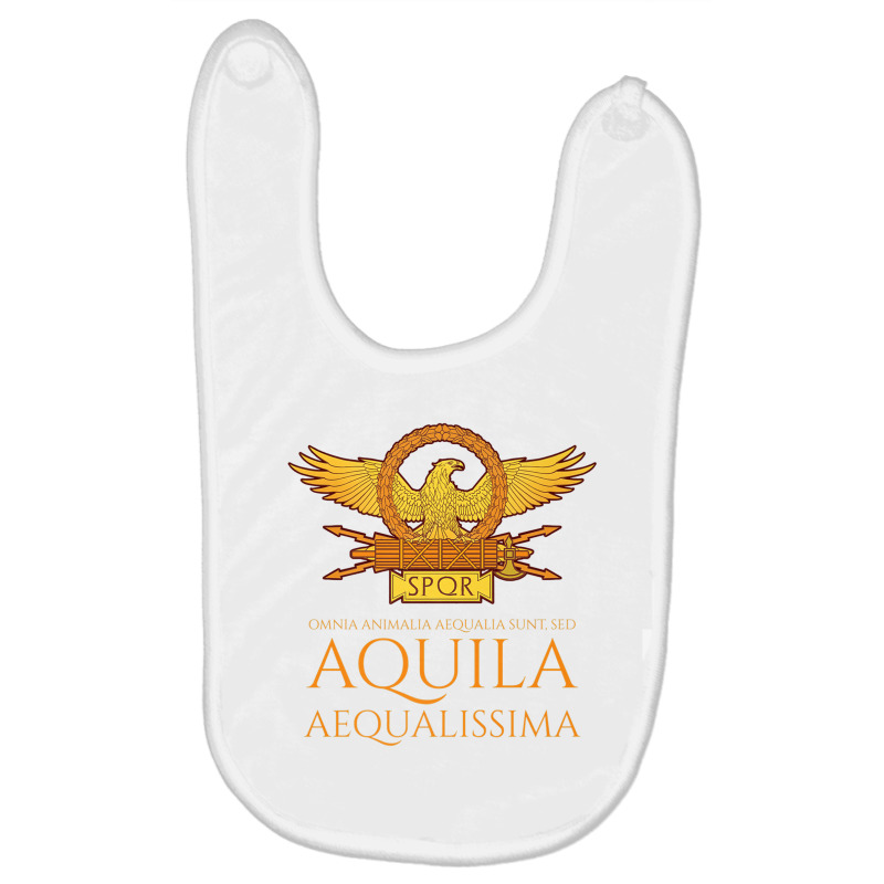 Ancient Rome   Latin Language   The Eagle Is The Most Equal Premium T Baby Bibs by cm-arts | Artistshot