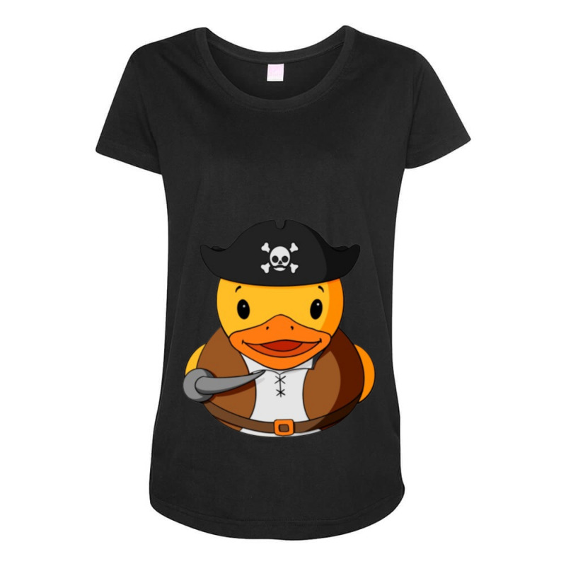 Duck With A Sword  (14) Maternity Scoop Neck T-shirt by cm-arts | Artistshot