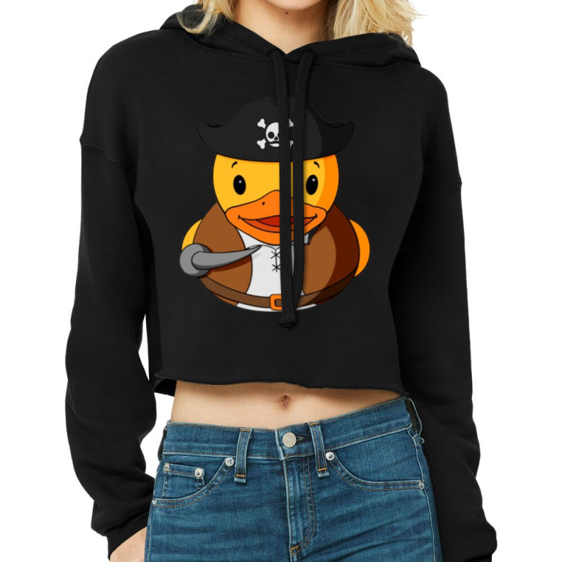 Duck With A Sword  (14) Cropped Hoodie by cm-arts | Artistshot