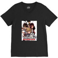 Saiyuki Complete Blast V-neck Tee | Artistshot