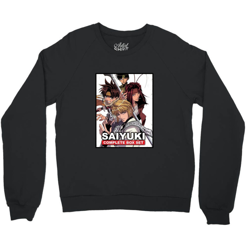 Saiyuki Complete Blast Crewneck Sweatshirt by LinseyCElliott | Artistshot