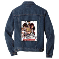 Saiyuki Complete Blast Men Denim Jacket | Artistshot