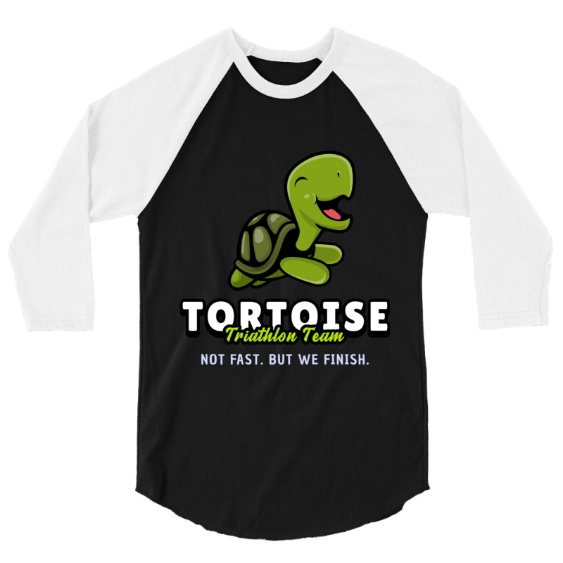 Tortoise Triathlon Team 3/4 Sleeve Shirt by cm-arts | Artistshot