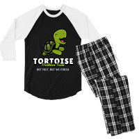 Tortoise Triathlon Team Men's 3/4 Sleeve Pajama Set | Artistshot