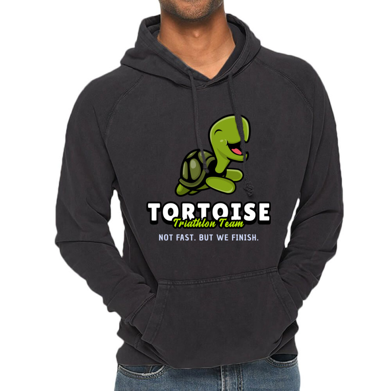 Tortoise Triathlon Team Vintage Hoodie by cm-arts | Artistshot