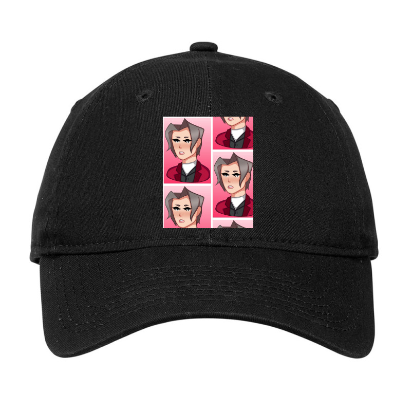 Miles Edgeworth Graphic Adjustable Cap by cm-arts | Artistshot