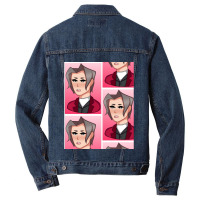 Miles Edgeworth Graphic Men Denim Jacket | Artistshot