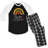 Equipo De Lectura Reading Crew Teacher Spanish Squad Men's 3/4 Sleeve Pajama Set | Artistshot