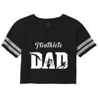 Triathlete Dad  Triathlon Scorecard Crop Tee | Artistshot