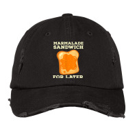 Marmalade Sandwich For Later Cute Boys Girls Jam Lover Vintage Cap | Artistshot