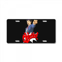 Objection! License Plate | Artistshot