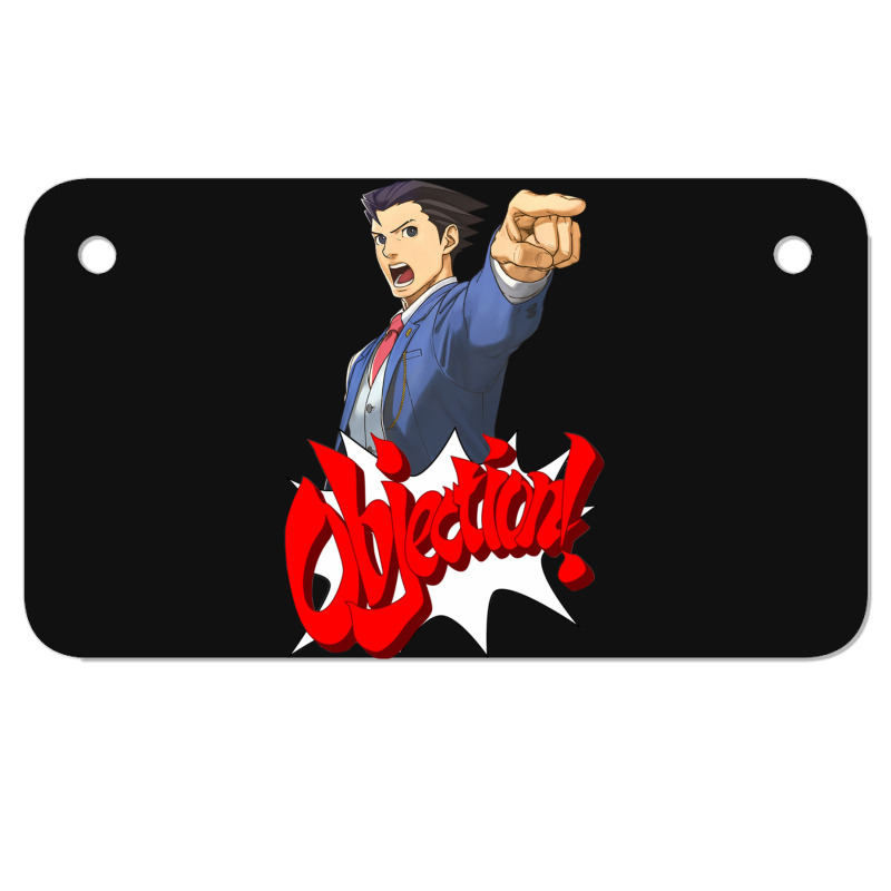 Objection! Motorcycle License Plate | Artistshot