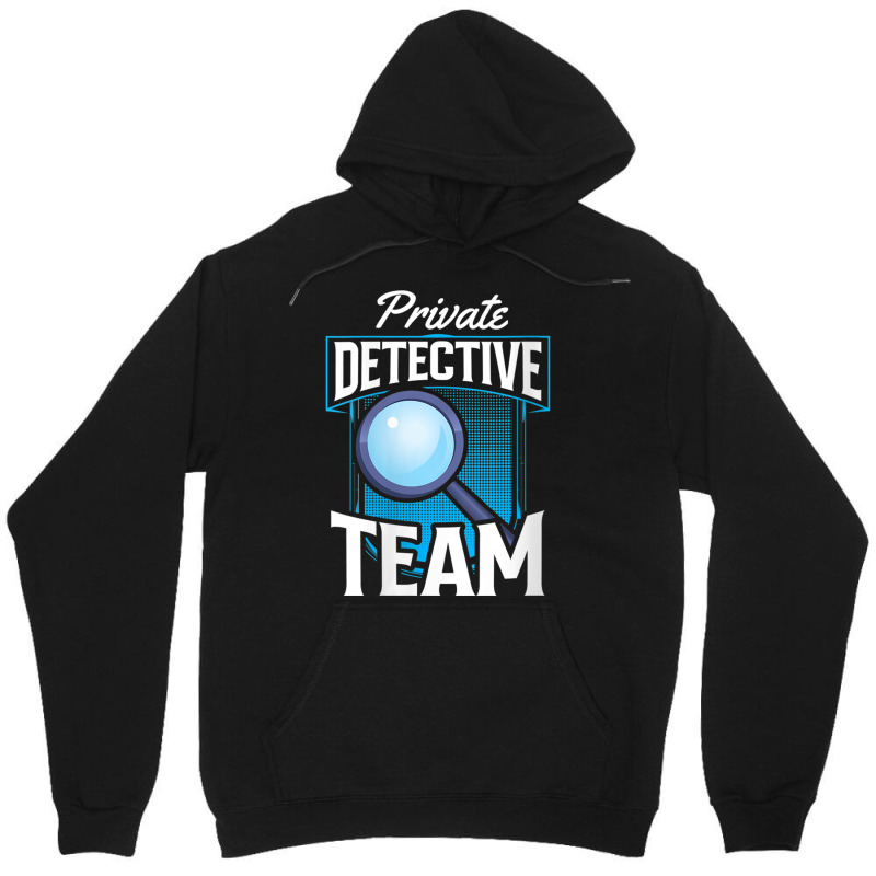 Womens Private Detective Team Spy Investigator Investigation V Neck T Unisex Hoodie by cm-arts | Artistshot