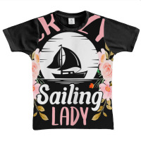 Womens Sailing Shirt Funny Crazy Sailing Lady Sailboat T Shirt Graphic Youth T-shirt | Artistshot