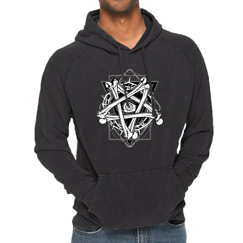 Crescent Moon With Shooting Star Tarot Card Vintage Hoodie | Artistshot