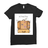 Its Time To Travel, Buon Ferrogosto Ladies Fitted T-shirt | Artistshot