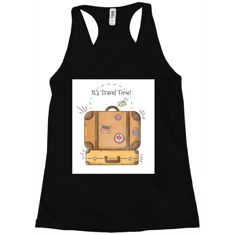 Its Time To Travel, Buon Ferrogosto Racerback Tank by cm-arts | Artistshot