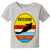 Aad,water Skiing Retro Waterski Ski Water Sports Baby Tee | Artistshot